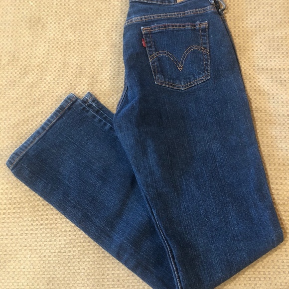 Levis Womens Jeans 505 Size 10 Blue Straight Leg Medium Wash Denim - Picture 4 of 4